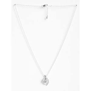 Collar con Colgante Nusa de Plata de Ley 925 CLARA, Diseño de Pluma Geométrica con Forma de Número, Piedra de Diamante, Bañado en Oro y Rodio, Regalo Moderno - Product Image 3