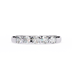 Bague de qualité supérieure, bague en diamant véritable, taille ronde, cadeau de fiançailles ou de demande en mariage avec certificat IGI, bague en diamant pour elle - Product Image 3