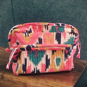 Pochette pratique en velours de coton imprimé à la main avec motif géométrique pour le rangement ou l'organisation - Product Image 1