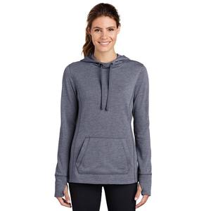 Sudadera con capucha extragrande de algodón 100% lavado a la piedra estilo vintage para mujer con cremallera frontal y logo - Product Image 3