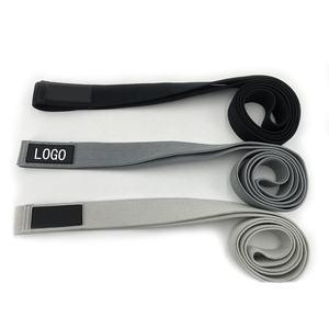 Logo personnalisé Fitness Exercice Coton Tissu Tissu Motif Gym Fessiers Booty Hip Band Workout Sport Bande de Résistance Lot de 3 - Product Image 3