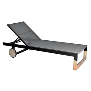 <b>Outdoor</b> Furniture Teak Wood <b>Chaise</b> <b>Lounge</b> Teak Sun Lounger - Product Image 2