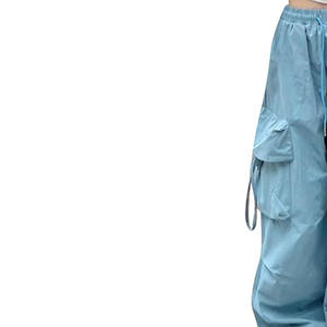 Pantalones Cargo holgados elásticos de alta calidad en estampados personalizados Patrón sólido Ropa de calle Estilo casual Disponible Todos los tamaños Colores - Product Image 3