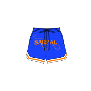 Logo personnalisable Short de basket-ball américain Sports Double Mesh Respirant Loose Training Fitness Running Speed Dry Shorts - Product Image 1