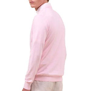 เสื้อสเวตเตอร์ถักสำหรับผู้ชายเสื้อสเวตเตอร์คุณภาพสูงลำลองฤดูหนาวโลโก้กำหนดเองได้สีพื้นน้ำหนักเบา - Product Image 2