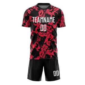 Nuevo modelo, los últimos uniformes de fútbol, logotipo de impresión personalizado, ropa de equipo de fútbol, Camiseta deportiva de fútbol - Product Image 2