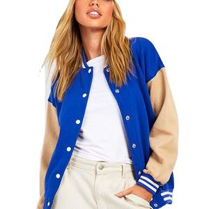 2025 nueva chaqueta Letterman personalizada, su nombre y número de talla grande personalizada, diseño personalizado de alta calidad, gran oferta, chaqueta Varsity para mujer - Product Image 4