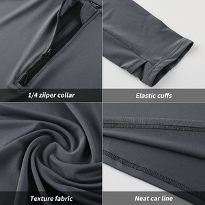 เสื้อออกกำลังกายแบบบีบอัดได้แขนยาวของผู้หญิงเสื้อใส่ได้ทั้งชายและหญิงเสื้อใส่ได้ทั้งชายและหญิงโลโก้ออกแบบได้ตามต้องการ - Product Image 6