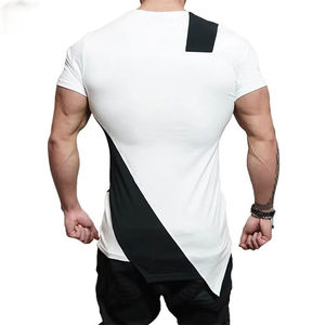 เสื้อยืดผ้าฝ้ายฟิตปกติของผู้ชาย-แห้งเร็วและระบายอากาศปรับแต่งสี/ขนาดได้คุณภาพสูง OEM - Product Image 4