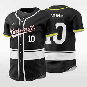 Camiseta de béisbol para hombre, uniforme atlético con botones, gran variedad de colores disponibles, nombre impreso y número - Product Image 2