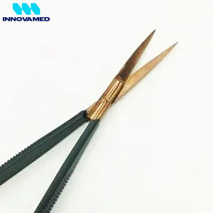 Ciseaux à cuticules professionnels de style russe en acier inoxydable avec micro-spring pour manucure, pédicure, sourcils et cils - Product Image 6