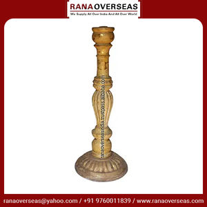 Soporte de portavelas hecho a mano de madera de calidad superior para decoraciones de boda decoraciones de jardín a precio mayorista - Product Image 4