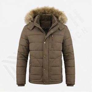 Veste parka d'hiver pour homme, nouvelle arrivée, imperméable, réversible, longue, rembourrée, en duvet, chaude, à capuche, pour les sports de plein air, thermique - Product Image 1