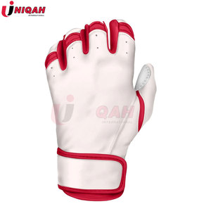 Guantes de bateo de béisbol de China con puño corto de diseño OEM para hombres jóvenes cuero genuino personalizado con logotipo béisbol de alta calidad - Product Image 2