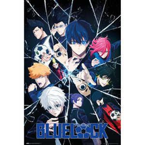 Póster del Anime Blue Lock con Compañeros de Equipo y Oponentes - Product Image 1