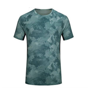 เสื้อยืดผู้ชายแขนสั้นเสื้อโลโก้ที่กำหนดเองวัสดุเป็นมิตรต่อสิ่งแวดล้อมเย็บคงทนหลากสี - Product Image 4