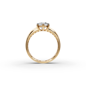 Bague en diamant de laboratoire taille marquise 2 TCW, bijoux élégants et luxueux - Product Image 2
