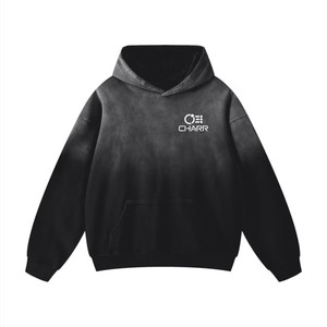 Sudadera con capucha unisex personalizada, chaqueta con lavado ácido French Terry, Sudadera con capucha de gran tamaño para hombre, sudadera vintage con forro de servicio OEM - Product Image 1
