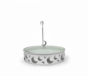 Dernier design chauffe-plat arabe en acier inoxydable, forme de plat à gratin, pour service de buffet et mariage, avec support de couvercle en métal - Product Image 1