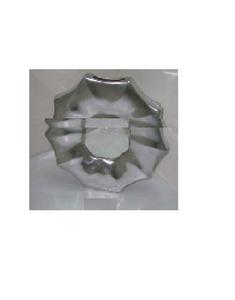 Accesorios de decoración del hogar con acabado plateado, decoración de boda y decoración del hogar, florero de aluminio - Product Image 1