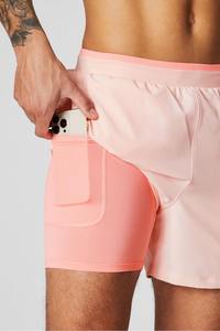 Shorts Deportivos Cortos de Algodón para Hombre, de Alta Calidad, Nuevo Diseño, para Entrenamiento, Running y Fitness, Venta al Por Mayor - Product Image 3