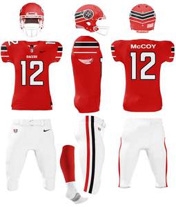 Camiseta de Fútbol Americano Personalizada BETHERIVAL 2025, Manga Corta, Transpirable, Diseño en Blanco - Product Image 1