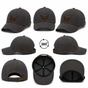 Gorra de Béisbol Personalizada de 6 Paneles de Sarga de Algodón con Bordado 3D, Gorra de Béisbol Ajustable de Lujo con Logotipo Bordado Premium - Product Image 6