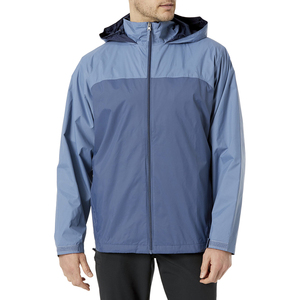 OEM Service 100% Waterproof Breathable Windproof <b>Lightweight</b> Fleece Lined Crew Neck <b>Rain</b> <b>Jacket</b> Customized Colors Logo for - Product Image 4