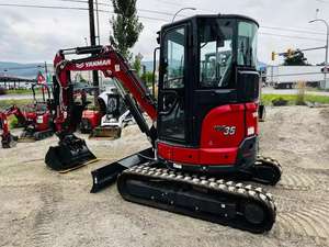 Excavatrice sur chenilles de grande taille pour travaux de construction et agricoles, moteur Yanmar VIO35-6A, pompe à engrenages, cabine, 8 tonnes, Chine - Product Image 4