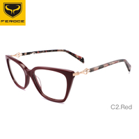 Gafas Ópticas de Lujo FEROCE con Diseño de Ojo de Gato, Unisex, Modernas, Monturas de Gafas con Nuevo Diseño