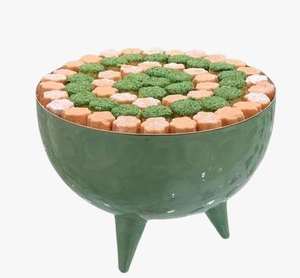 Bol à chocolat en acier inoxydable martelé, forme ronde dorée, bol à bonbons, vente chaude, bol à chocolat de luxe pour le Ramadan - Product Image 4