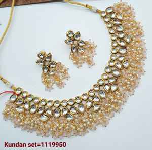 Indian Traditional Ethnic Gold Plated Copper Bridal Wedding Jewelry <b>Set</b> <b>for</b> <b>Women</b> Party Earrings & Necklace <b>Set</b> - Product Image 1