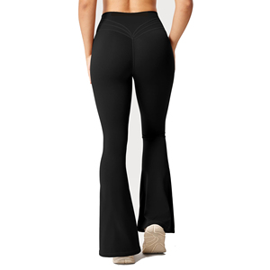 Wholesale Cotton Women <b>Pants</b> High Waisted Long Straight Flare <b>Pants</b> for Women Sweat <b>Pant</b> Women - Product Image 4