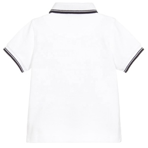 เสื้อกอล์ฟเด็กผ้าฝ้ายแท้ 100% คุณภาพสูง แบบเรียบง่าย สกรีนโลโก้ได้ ขายส่ง ราคาดีที่สุด - Product Image 2