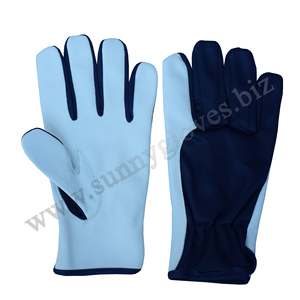 Guantes DE TRABAJO DE SEGURIDAD, herramienta de protección de manos, montaje táctico de Palma de cuero sintético para construcción con logotipo personalizado - Product Image 3