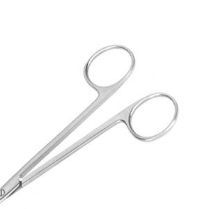 Ciseaux chirurgicaux droits à lame émoussée/manuelle en acier inoxydable pour pansements, utilisation en salle d'opération, certifiés CE ISO13485 Classe I - Product Image 3