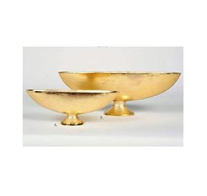 Hot Selling Home Decoration Aluminum Boat Shape Flower Bowl <b>Vase</b> <b>Gold</b> Plated Pot for Table Wall <b>Floor</b> Wedding Decor - Product Image 2