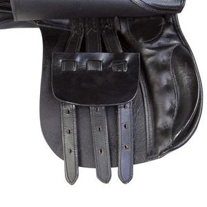 Sillín inglés de cuero genuino para montar a caballo para doma occidental y carreras, sillín de caballo, sillín inglés - Product Image 6