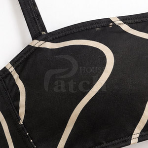 Ensemble bikini deux pièces moderne pour femme, maillot de bain tendance, bas de maillot en tissu confortable, idéal pour les vacances à la plage et les tenues d'été à la piscine - Product Image 6