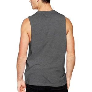 Top con estilo Hombres Camiseta sin mangas Personalizada Color sólido superventas suave cómodo mejor fabricado bajo MOQ Quick Dry Men Tank Top - Product Image 4