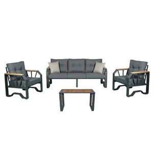 Meubles d'extérieur en teck de villa moderne, fabricant traditionnel de luxe, tout en bois, personnalisé, de haute qualité - Product Image 1