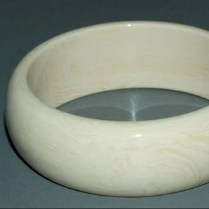 Nature-Inspired Eco-Friendly Resin Bangle Set Dried Flowers <b>Shells</b> & Stones Jewelry Findings - Product Image 1