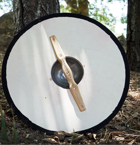 โล่ของเล่นไวกิ้งวาดด้วยมือพร้อมเหล็กของตกแต่งบอสวอลล์โล่ของขวัญสำหรับคนรักสงคราม - Product Image 2