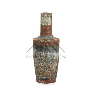 Vases à fleurs en fer faits à la main pour salon 2022 dernière conception Vintage ferme jardin décor poterie Vases à fleurs meilleur vendeur - Product Image 3