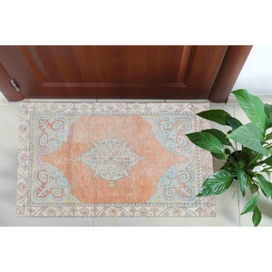 Tapis imprimé de style persan, motif ethnique, tapis de luxe lavable en machine, avec poils doux - Product Image 5