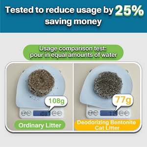 Deodorizing <b>Bentonite</b> Cat Litter Fragrance-Free Instant Absorption Clumping Cat Litter 4kg Pack Ultra-Absorbent & Odor Control - Product Image 6