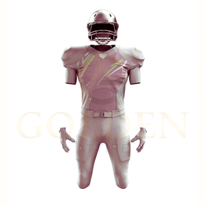 Nouveauté 2025, uniforme de football américain pour adultes de qualité supérieure, personnalisable, à la vente, 100% polyester, séchage rapide - Product Image 6