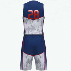 Venta al por mayor de uniformes de baloncesto impresos personalizados para los hombres último diseño reversible ropa de equipo ropa deportiva talla XS - Product Image 4