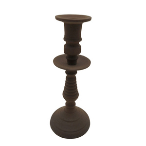Ensemble de 2 bougeoirs en aluminium pour décoration de fête en bronze pour décoration de salon faits à la main en vrac - Product Image 2