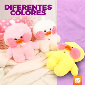 Peluche canard kawaii, jouet en peluche douce pour bébé/tout-petit - Couleurs assorties - Product Image 4